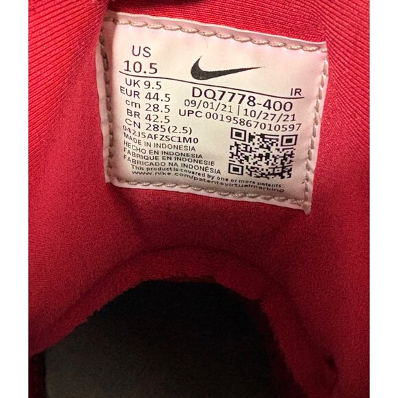 Nike Air Flight Lite Mid 'Hoops Pack University Blue' DQ7778-400 Mens Size 10.5 - Picture 10 of 10